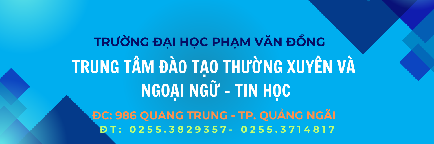 Giới thiệu trung tâm Đào tạo Thường xuyên và Ngoại ngữ - Tin học